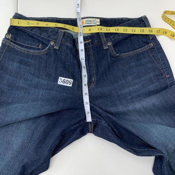 Carhartt Womens Sz 8 Tall Rugged Flex Relaxed Fit Jeans Stretch Blue - Picture 8 of 9